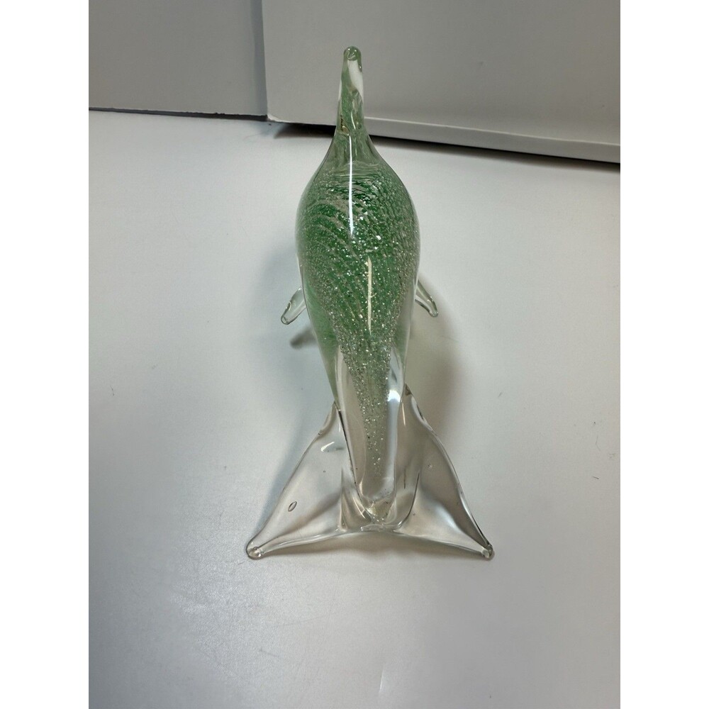 Glass Diving Swimming Dolphin Figurine - Picture 5 of 9